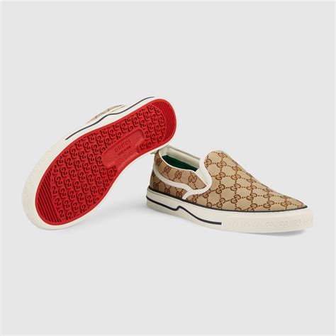 gucci men's tennis shoes|men's gucci slip on sneakers.